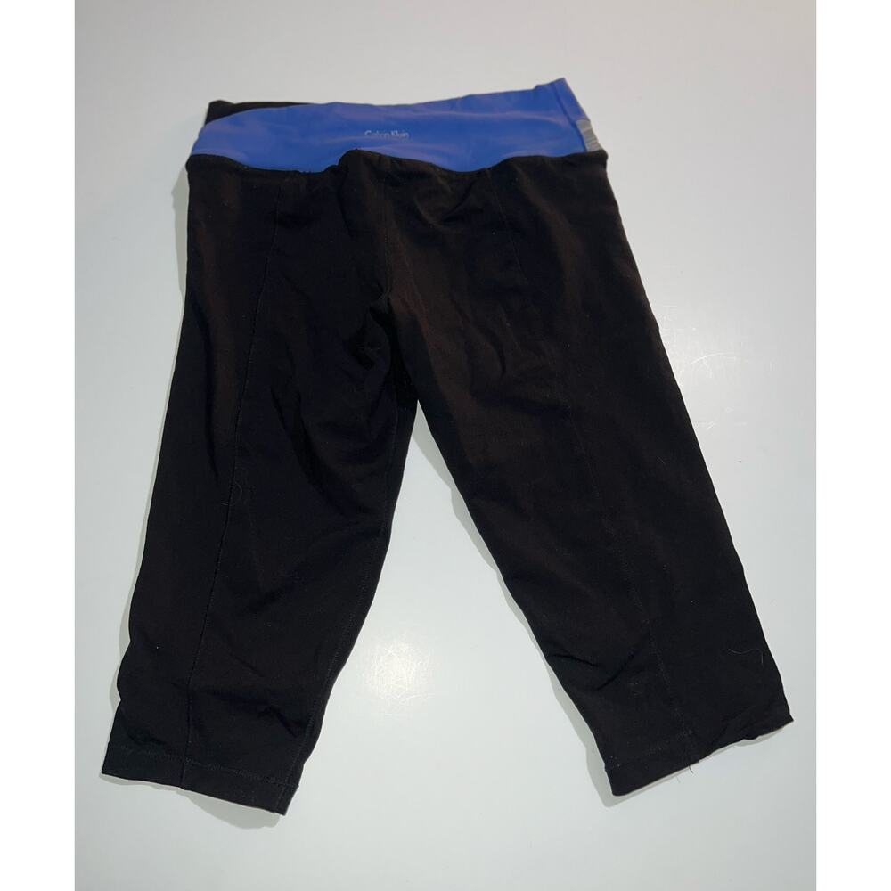 Calvin Klein performance black & blue capris leggings - Picture 9 of 9